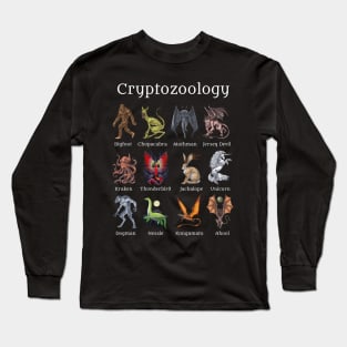 Cryptozoology Creatures Long Sleeve T-Shirt